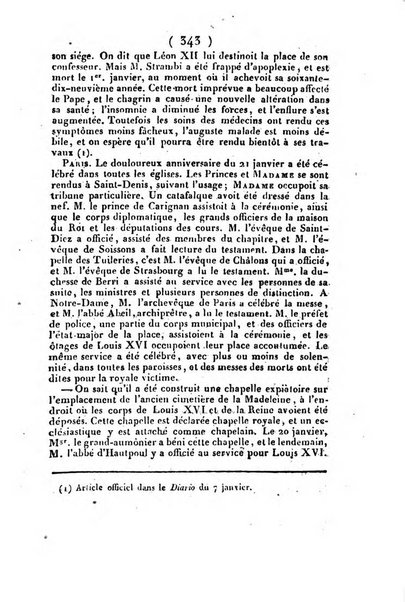 L'ami de la religion et du roi journal ecclesiastique, politique et litteraire