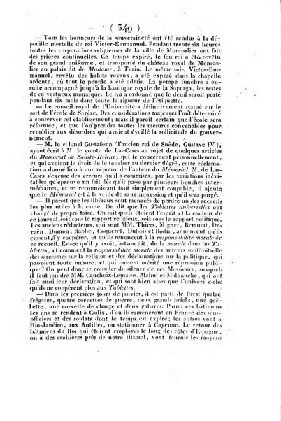 L'ami de la religion et du roi journal ecclesiastique, politique et litteraire