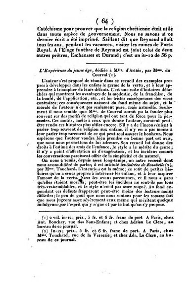 L'ami de la religion et du roi journal ecclesiastique, politique et litteraire