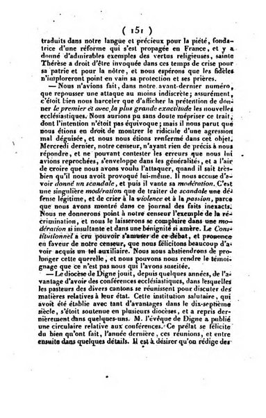 L'ami de la religion et du roi journal ecclesiastique, politique et litteraire