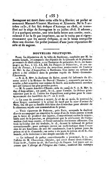 L'ami de la religion et du roi journal ecclesiastique, politique et litteraire