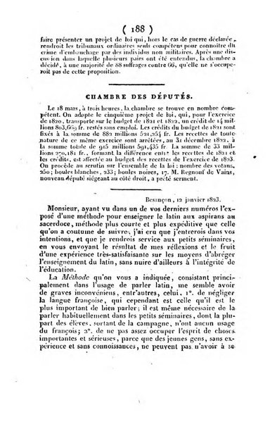 L'ami de la religion et du roi journal ecclesiastique, politique et litteraire