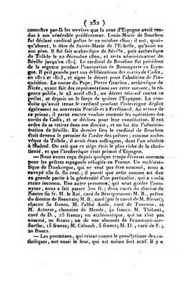 L'ami de la religion et du roi journal ecclesiastique, politique et litteraire