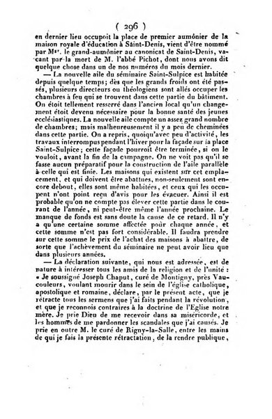 L'ami de la religion et du roi journal ecclesiastique, politique et litteraire