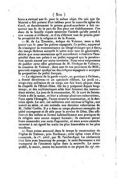 L'ami de la religion et du roi journal ecclesiastique, politique et litteraire