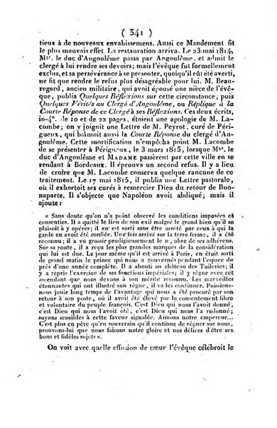 L'ami de la religion et du roi journal ecclesiastique, politique et litteraire