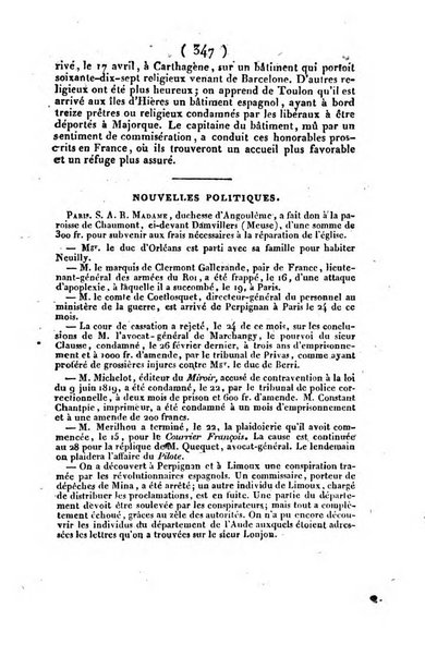 L'ami de la religion et du roi journal ecclesiastique, politique et litteraire