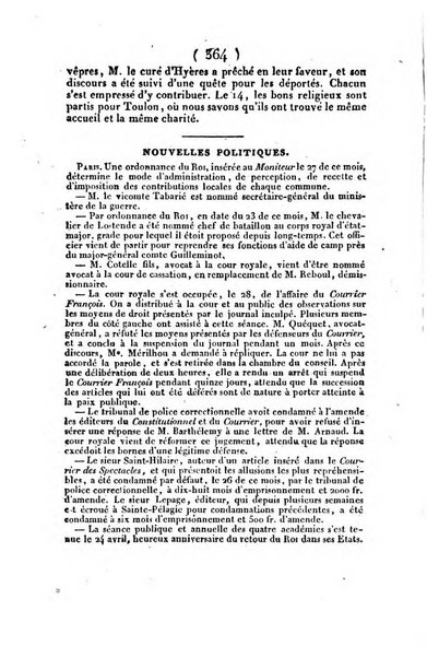 L'ami de la religion et du roi journal ecclesiastique, politique et litteraire