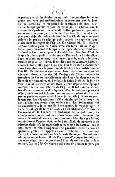 L'ami de la religion et du roi journal ecclesiastique, politique et litteraire