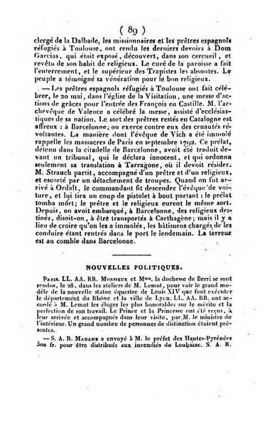 L'ami de la religion et du roi journal ecclesiastique, politique et litteraire