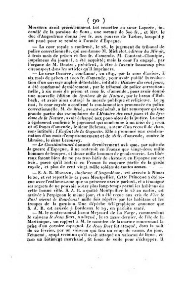 L'ami de la religion et du roi journal ecclesiastique, politique et litteraire