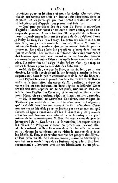 L'ami de la religion et du roi journal ecclesiastique, politique et litteraire