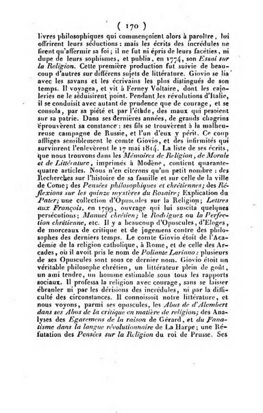 L'ami de la religion et du roi journal ecclesiastique, politique et litteraire