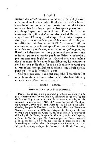 L'ami de la religion et du roi journal ecclesiastique, politique et litteraire