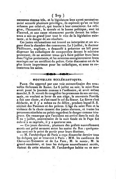 L'ami de la religion et du roi journal ecclesiastique, politique et litteraire