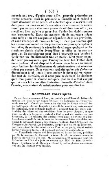 L'ami de la religion et du roi journal ecclesiastique, politique et litteraire