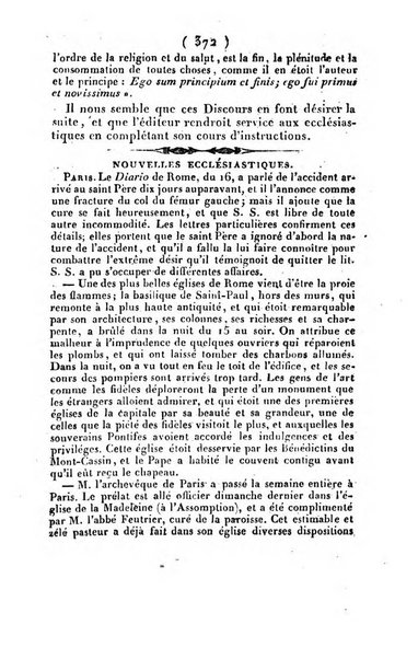 L'ami de la religion et du roi journal ecclesiastique, politique et litteraire