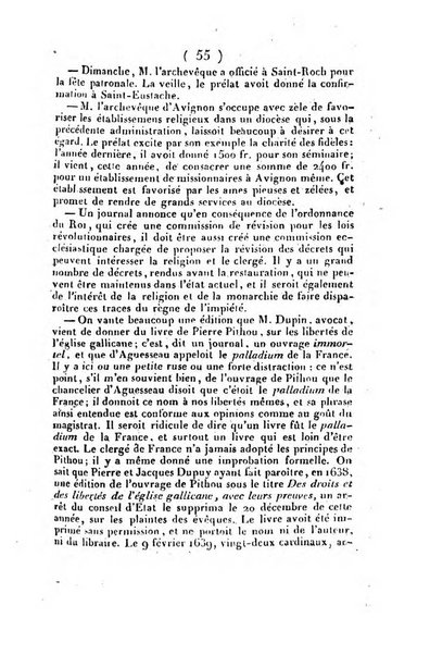 L'ami de la religion et du roi journal ecclesiastique, politique et litteraire