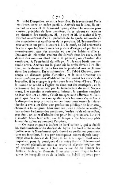 L'ami de la religion et du roi journal ecclesiastique, politique et litteraire