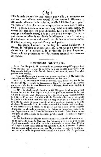 L'ami de la religion et du roi journal ecclesiastique, politique et litteraire