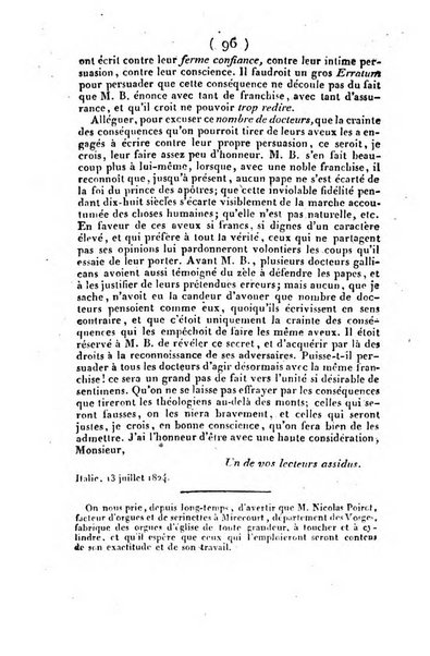 L'ami de la religion et du roi journal ecclesiastique, politique et litteraire