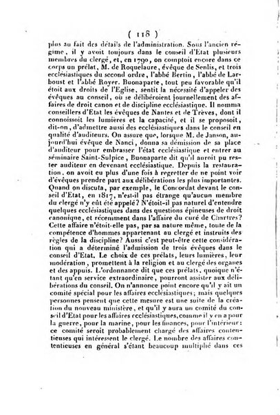 L'ami de la religion et du roi journal ecclesiastique, politique et litteraire