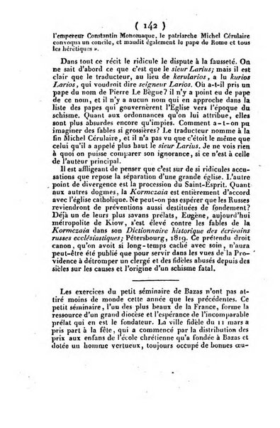 L'ami de la religion et du roi journal ecclesiastique, politique et litteraire