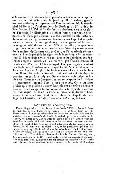 L'ami de la religion et du roi journal ecclesiastique, politique et litteraire