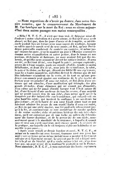 L'ami de la religion et du roi journal ecclesiastique, politique et litteraire