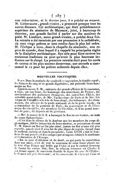 L'ami de la religion et du roi journal ecclesiastique, politique et litteraire