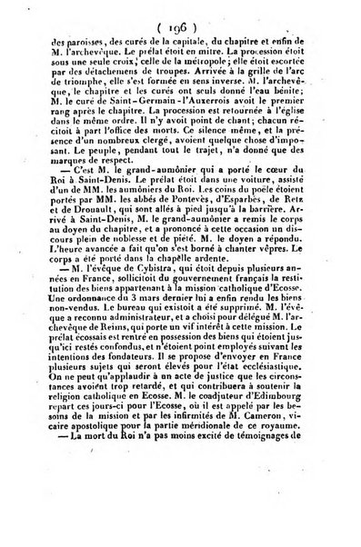 L'ami de la religion et du roi journal ecclesiastique, politique et litteraire