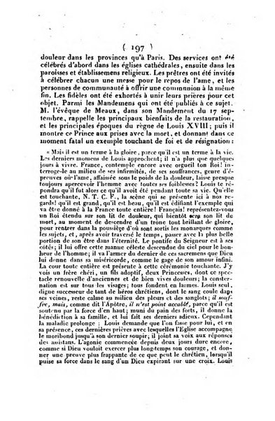 L'ami de la religion et du roi journal ecclesiastique, politique et litteraire