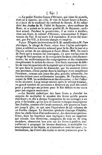 L'ami de la religion et du roi journal ecclesiastique, politique et litteraire