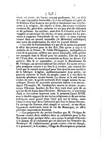 L'ami de la religion et du roi journal ecclesiastique, politique et litteraire