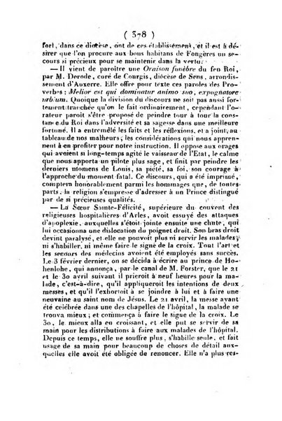 L'ami de la religion et du roi journal ecclesiastique, politique et litteraire