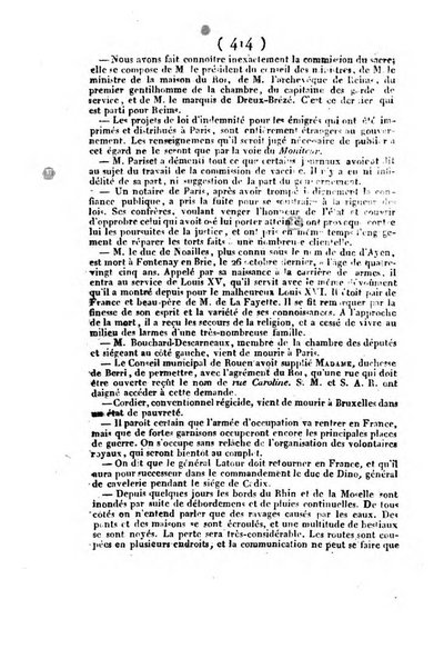 L'ami de la religion et du roi journal ecclesiastique, politique et litteraire