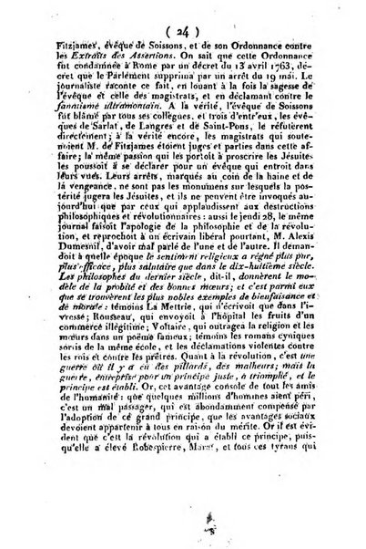 L'ami de la religion et du roi journal ecclesiastique, politique et litteraire