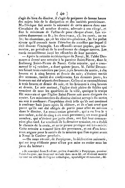 L'ami de la religion et du roi journal ecclesiastique, politique et litteraire