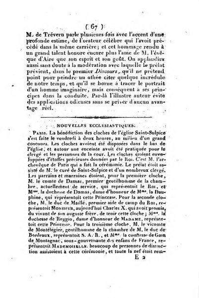 L'ami de la religion et du roi journal ecclesiastique, politique et litteraire