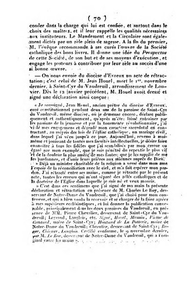 L'ami de la religion et du roi journal ecclesiastique, politique et litteraire