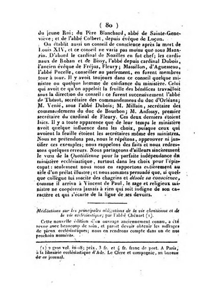 L'ami de la religion et du roi journal ecclesiastique, politique et litteraire