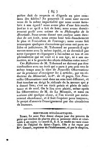 L'ami de la religion et du roi journal ecclesiastique, politique et litteraire