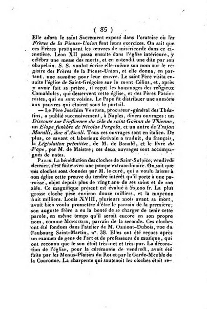 L'ami de la religion et du roi journal ecclesiastique, politique et litteraire