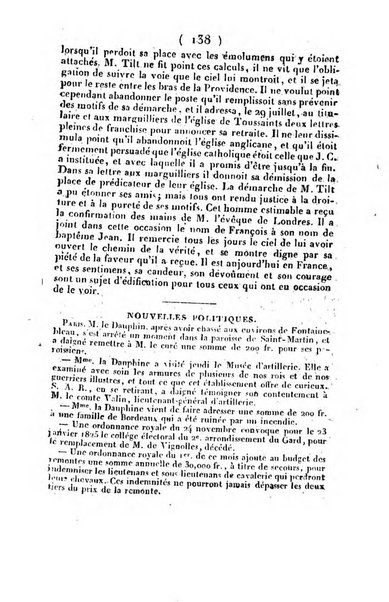 L'ami de la religion et du roi journal ecclesiastique, politique et litteraire