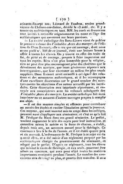 L'ami de la religion et du roi journal ecclesiastique, politique et litteraire