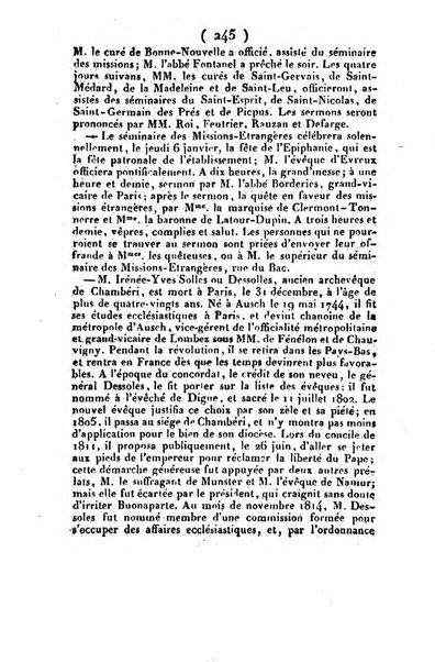 L'ami de la religion et du roi journal ecclesiastique, politique et litteraire