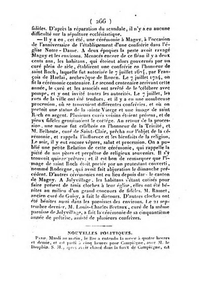 L'ami de la religion et du roi journal ecclesiastique, politique et litteraire