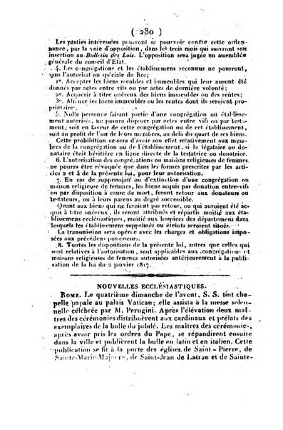 L'ami de la religion et du roi journal ecclesiastique, politique et litteraire