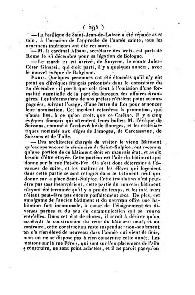 L'ami de la religion et du roi journal ecclesiastique, politique et litteraire