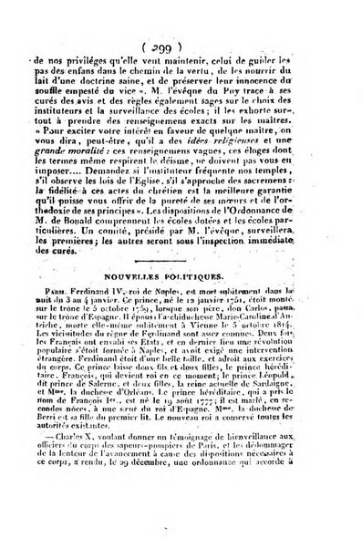 L'ami de la religion et du roi journal ecclesiastique, politique et litteraire